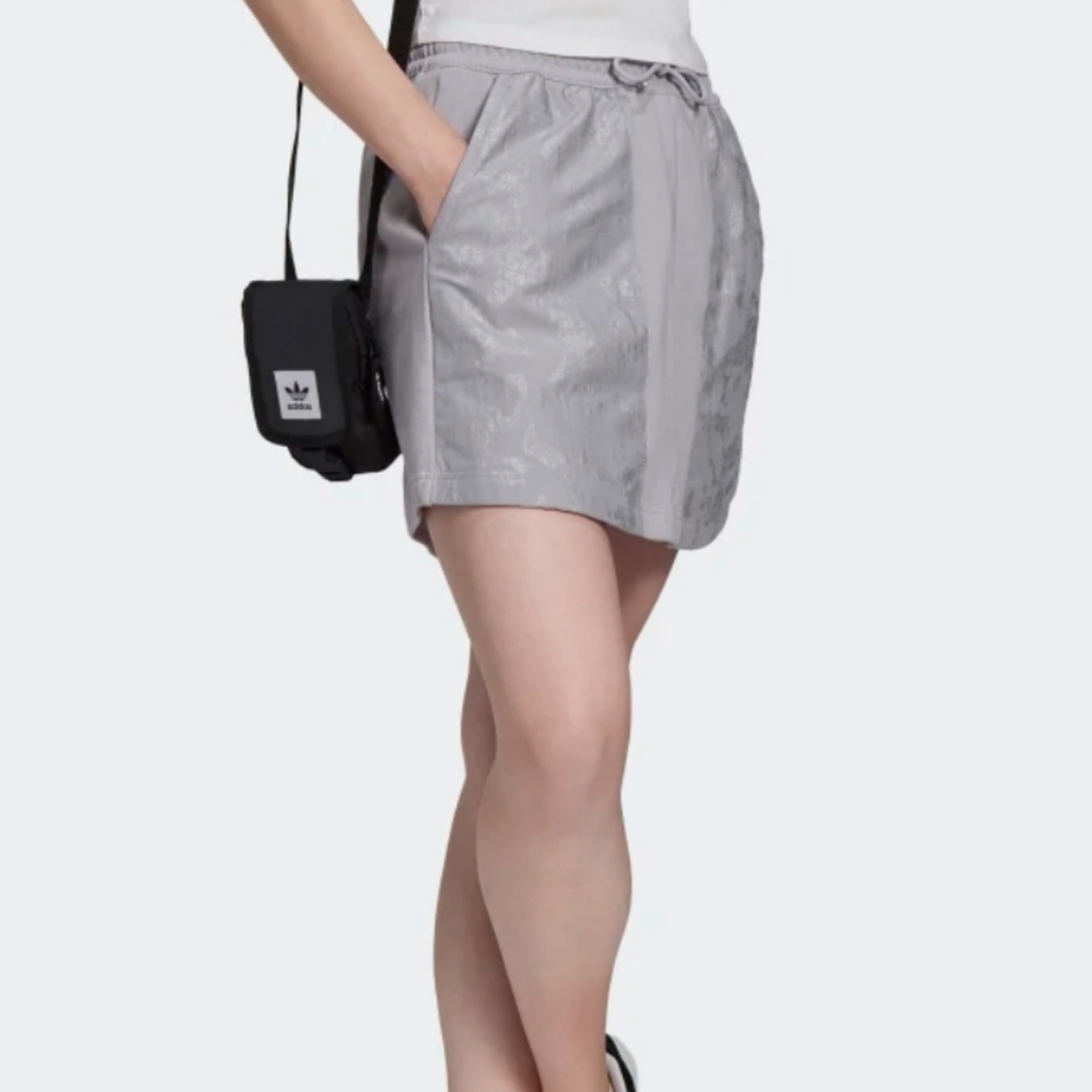 NWT Adidas metallic Cotton Mini skirt